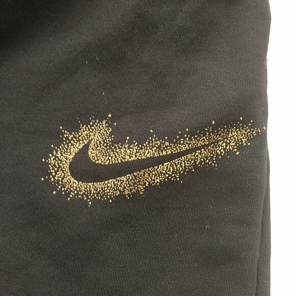 Nike Joggers Pants Womens 2X Black Sweatpants Sportswear Club Fleece Swoosh Logo - Picture 2 of 9